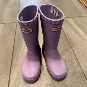 Lavender Hunter Rainboots Toddler 10